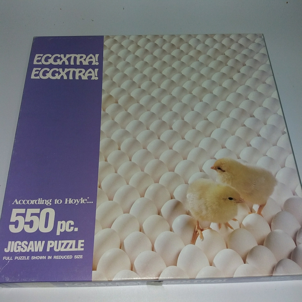 Hoyle puzzle 550 Eggxtra! 18×24" Used.